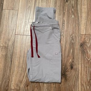 Figs Yola Pants in Cement